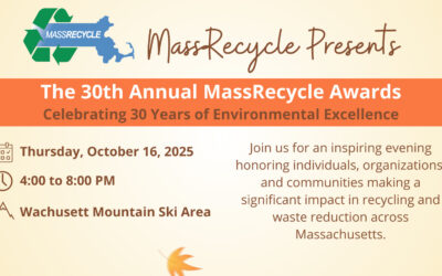 Sponsoring the MassRecycle Fall Social 2025 and Awards Celebration