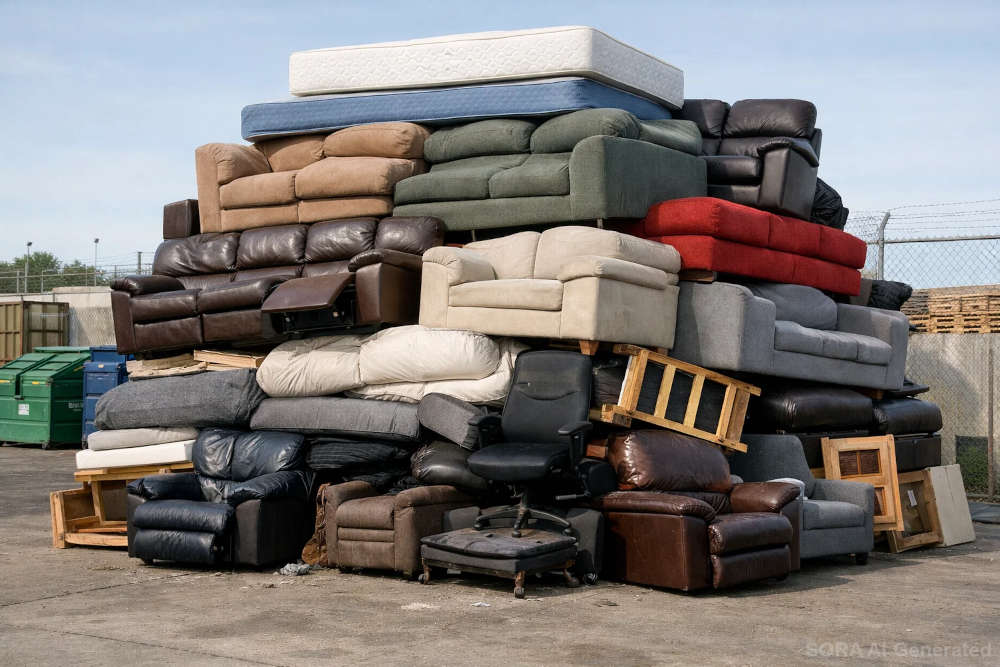Furniture Recycling Pile